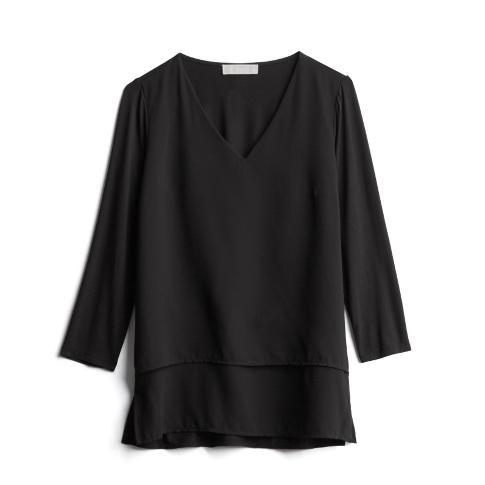 Michael Kors Mixed Material Blouse—Never Worn